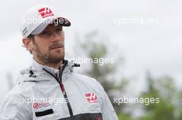 Romain Grosjean (FRA) Haas F1 Team. 09.06.2016. Formula 1 World Championship, Rd 7, Canadian Grand Prix, Montreal, Canada, Preparation Day.