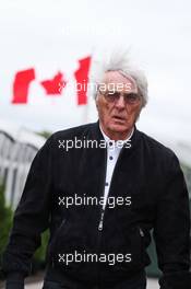 Bernie Ecclestone (GBR). 09.06.2016. Formula 1 World Championship, Rd 7, Canadian Grand Prix, Montreal, Canada, Preparation Day.