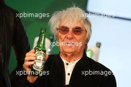 Bernie Ecclestone (GBR) at a Heineken sponsorship announcement. 09.06.2016. Formula 1 World Championship, Rd 7, Canadian Grand Prix, Montreal, Canada, Preparation Day.