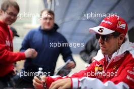 Sebastian Vettel (GER), Scuderia Ferrari  09.06.2016. Formula 1 World Championship, Rd 7, Canadian Grand Prix, Montreal, Canada, Preparation Day.