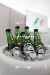 Heineken anounces a sponsorship deal with F1. 09.06.2016. Formula 1 World Championship, Rd 7, Canadian Grand Prix, Montreal, Canada, Preparation Day.