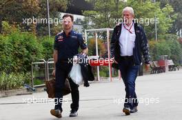 (L to R): Christian Horner (GBR) Red Bull Racing Team Principal with Dr Helmut Marko (AUT) Red Bull Motorsport Consultant. 15.04.2016. Formula 1 World Championship, Rd 3, Chinese Grand Prix, Shanghai, China, Practice Day.