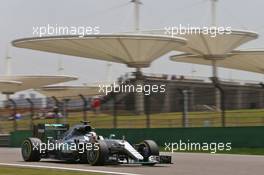 Lewis Hamilton (GBR) Mercedes AMG F1 W07 Hybrid. 15.04.2016. Formula 1 World Championship, Rd 3, Chinese Grand Prix, Shanghai, China, Practice Day.