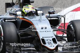 Sergio Perez (MEX) Sahara Force India F1 VJM09. 15.04.2016. Formula 1 World Championship, Rd 3, Chinese Grand Prix, Shanghai, China, Practice Day.