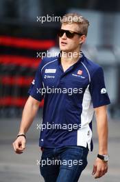 Marcus Ericsson (SWE) Sauber F1 Team. 15.04.2016. Formula 1 World Championship, Rd 3, Chinese Grand Prix, Shanghai, China, Practice Day.