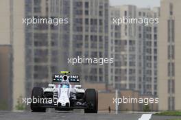 Valtteri Bottas (FIN) Williams FW38. 15.04.2016. Formula 1 World Championship, Rd 3, Chinese Grand Prix, Shanghai, China, Practice Day.