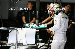 Lewis Hamilton (GBR) Mercedes AMG F1 W07 Hybrid. 15.04.2016. Formula 1 World Championship, Rd 3, Chinese Grand Prix, Shanghai, China, Practice Day.