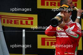 2nd place Sebastian Vettel (GER) Scuderia Ferrari. 17.04.2016. Formula 1 World Championship, Rd 3, Chinese Grand Prix, Shanghai, China, Race Day.