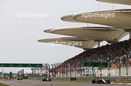 Sergio Perez (MEX) Sahara Force India F1 VJM09. 17.04.2016. Formula 1 World Championship, Rd 3, Chinese Grand Prix, Shanghai, China, Race Day.