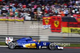 Felipe Nasr (BRA) Sauber C35. 17.04.2016. Formula 1 World Championship, Rd 3, Chinese Grand Prix, Shanghai, China, Race Day.