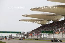 Nico Hulkenberg (GER) Sahara Force India F1 VJM09. 17.04.2016. Formula 1 World Championship, Rd 3, Chinese Grand Prix, Shanghai, China, Race Day.