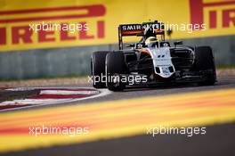 Sergio Perez (MEX) Sahara Force India F1 VJM09. 17.04.2016. Formula 1 World Championship, Rd 3, Chinese Grand Prix, Shanghai, China, Race Day.