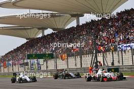 Esteban Gutierrez (MEX) Haas F1 Team VF-16. 17.04.2016. Formula 1 World Championship, Rd 3, Chinese Grand Prix, Shanghai, China, Race Day.