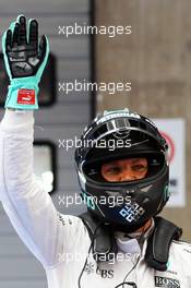 Nico Rosberg (GER) Mercedes AMG F1 celebrates his pole position in parc ferme. 16.04.2016. Formula 1 World Championship, Rd 3, Chinese Grand Prix, Shanghai, China, Qualifying Day.