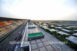 The pits and paddock. 16.04.2016. Formula 1 World Championship, Rd 3, Chinese Grand Prix, Shanghai, China, Qualifying Day.