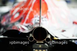 Scuderia Toro Rosso STR11 exhaust detail. 14.04.2016. Formula 1 World Championship, Rd 3, Chinese Grand Prix, Shanghai, China, Preparation Day.