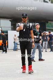 Lewis Hamilton (GBR) Mercedes AMG F1. 14.04.2016. Formula 1 World Championship, Rd 3, Chinese Grand Prix, Shanghai, China, Preparation Day.