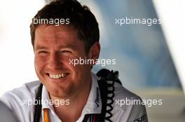 Rob Smedley (GBR) Williams Head of Vehicle Performance. 14.04.2016. Formula 1 World Championship, Rd 3, Chinese Grand Prix, Shanghai, China, Preparation Day.