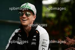 Nico Hulkenberg (GER) Sahara Force India F1. 14.04.2016. Formula 1 World Championship, Rd 3, Chinese Grand Prix, Shanghai, China, Preparation Day.