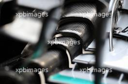 Mercedes AMG F1 W07 Hybrid front wing detail. 14.04.2016. Formula 1 World Championship, Rd 3, Chinese Grand Prix, Shanghai, China, Preparation Day.