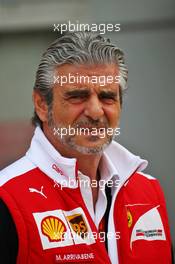 Maurizio Arrivabene (ITA) Ferrari Team Principal. 14.04.2016. Formula 1 World Championship, Rd 3, Chinese Grand Prix, Shanghai, China, Preparation Day.