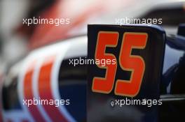 Scuderia Toro Rosso STR11 of Carlos Sainz Jr (ESP) Scuderia Toro Rosso. 14.04.2016. Formula 1 World Championship, Rd 3, Chinese Grand Prix, Shanghai, China, Preparation Day.