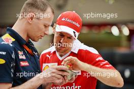 Sebastian Vettel (GER) Ferrari. 14.04.2016. Formula 1 World Championship, Rd 3, Chinese Grand Prix, Shanghai, China, Preparation Day.
