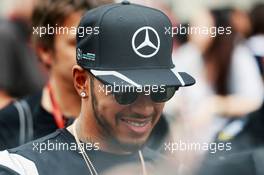 Lewis Hamilton (GBR) Mercedes AMG F1. 14.04.2016. Formula 1 World Championship, Rd 3, Chinese Grand Prix, Shanghai, China, Preparation Day.