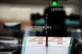 Mercedes AMG F1 W07 Hybrid of Lewis Hamilton (GBR) Mercedes AMG F1. 14.04.2016. Formula 1 World Championship, Rd 3, Chinese Grand Prix, Shanghai, China, Preparation Day.