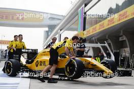 Renault Sport F1 Team RS16 of Kevin Magnussen (DEN) Renault Sport F1 Team. 14.04.2016. Formula 1 World Championship, Rd 3, Chinese Grand Prix, Shanghai, China, Preparation Day.