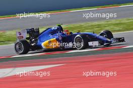Felipe Nasr (BRA) Sauber C35. 13.05.2016. Formula 1 World Championship, Rd 5, Spanish Grand Prix, Barcelona, Spain, Practice Day.