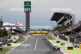 Lewis Hamilton (GBR) Mercedes AMG F1 W07 Hybrid. 13.05.2016. Formula 1 World Championship, Rd 5, Spanish Grand Prix, Barcelona, Spain, Practice Day.