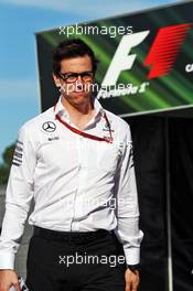 Toto Wolff (GER) Mercedes AMG F1 Shareholder and Executive Director. 13.05.2016. Formula 1 World Championship, Rd 5, Spanish Grand Prix, Barcelona, Spain, Practice Day.