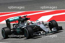 Lewis Hamilton (GBR) Mercedes AMG F1 W07 Hybrid. 13.05.2016. Formula 1 World Championship, Rd 5, Spanish Grand Prix, Barcelona, Spain, Practice Day.