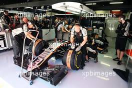 Sergio Perez (MEX) Sahara Force India F1 VJM09. 13.05.2016. Formula 1 World Championship, Rd 5, Spanish Grand Prix, Barcelona, Spain, Practice Day.
