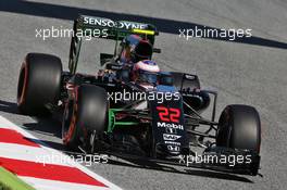 Jenson Button (GBR) McLaren MP4-31. 13.05.2016. Formula 1 World Championship, Rd 5, Spanish Grand Prix, Barcelona, Spain, Practice Day.