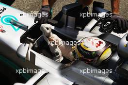 Lewis Hamilton (GBR) Mercedes AMG F1 W07 Hybrid. 13.05.2016. Formula 1 World Championship, Rd 5, Spanish Grand Prix, Barcelona, Spain, Practice Day.