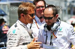 Nico Rosberg (GER) Mercedes AMG F1 on the grid. 15.05.2016. Formula 1 World Championship, Rd 5, Spanish Grand Prix, Barcelona, Spain, Race Day.
