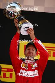 3rd place Sebastian Vettel (GER) Scuderia Ferrari SF16-H. 15.05.2016. Formula 1 World Championship, Rd 5, Spanish Grand Prix, Barcelona, Spain, Race Day.