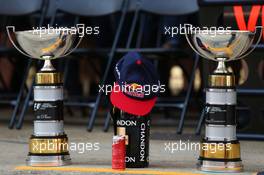 Trophies for the Red Bull team 15.05.2016. Formula 1 World Championship, Rd 5, Spanish Grand Prix, Barcelona, Spain, Race Day.