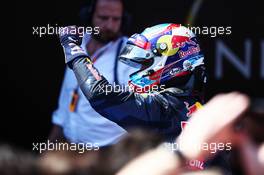Race winner Max Verstappen (NLD) Red Bull Racing celebrates in parc ferme. 15.05.2016. Formula 1 World Championship, Rd 5, Spanish Grand Prix, Barcelona, Spain, Race Day.