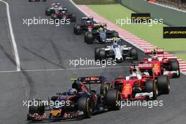 Carlos Sainz (ESP), Scuderia Toro Rosso  15.05.2016. Formula 1 World Championship, Rd 5, Spanish Grand Prix, Barcelona, Spain, Race Day.