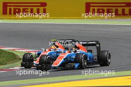 Pascal Wehrlein (GER), Manor Racing and Rio Haryanto (IDN), Manor Racing  15.05.2016. Formula 1 World Championship, Rd 5, Spanish Grand Prix, Barcelona, Spain, Race Day.