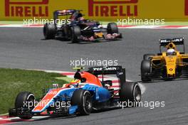 Rio Haryanto (IDN), Manor Racing  15.05.2016. Formula 1 World Championship, Rd 5, Spanish Grand Prix, Barcelona, Spain, Race Day.