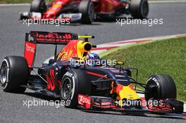 Max Verstappen (NLD) Red Bull Racing RB12. 15.05.2016. Formula 1 World Championship, Rd 5, Spanish Grand Prix, Barcelona, Spain, Race Day.