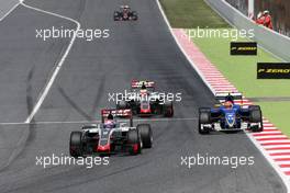 Romain Grosjean (FRA), Haas F1 Team  15.05.2016. Formula 1 World Championship, Rd 5, Spanish Grand Prix, Barcelona, Spain, Race Day.