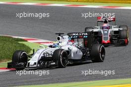 Felipe Massa (BRA), Williams F1 Team  15.05.2016. Formula 1 World Championship, Rd 5, Spanish Grand Prix, Barcelona, Spain, Race Day.