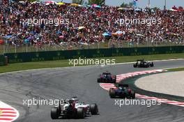 Romain Grosjean (FRA) Haas F1 Team VF-16. 15.05.2016. Formula 1 World Championship, Rd 5, Spanish Grand Prix, Barcelona, Spain, Race Day.