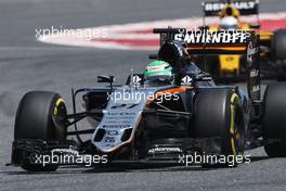 Nico Hulkenberg (GER) Sahara Force India F1 VJM09. 15.05.2016. Formula 1 World Championship, Rd 5, Spanish Grand Prix, Barcelona, Spain, Race Day.