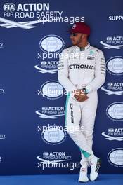 Pole for Lewis Hamilton (GBR) Mercedes Petronas AMG F1. 14.05.2016. Formula 1 World Championship, Rd 5, Spanish Grand Prix, Barcelona, Spain, Qualifying Day.